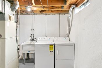 In home full size washer and dryer